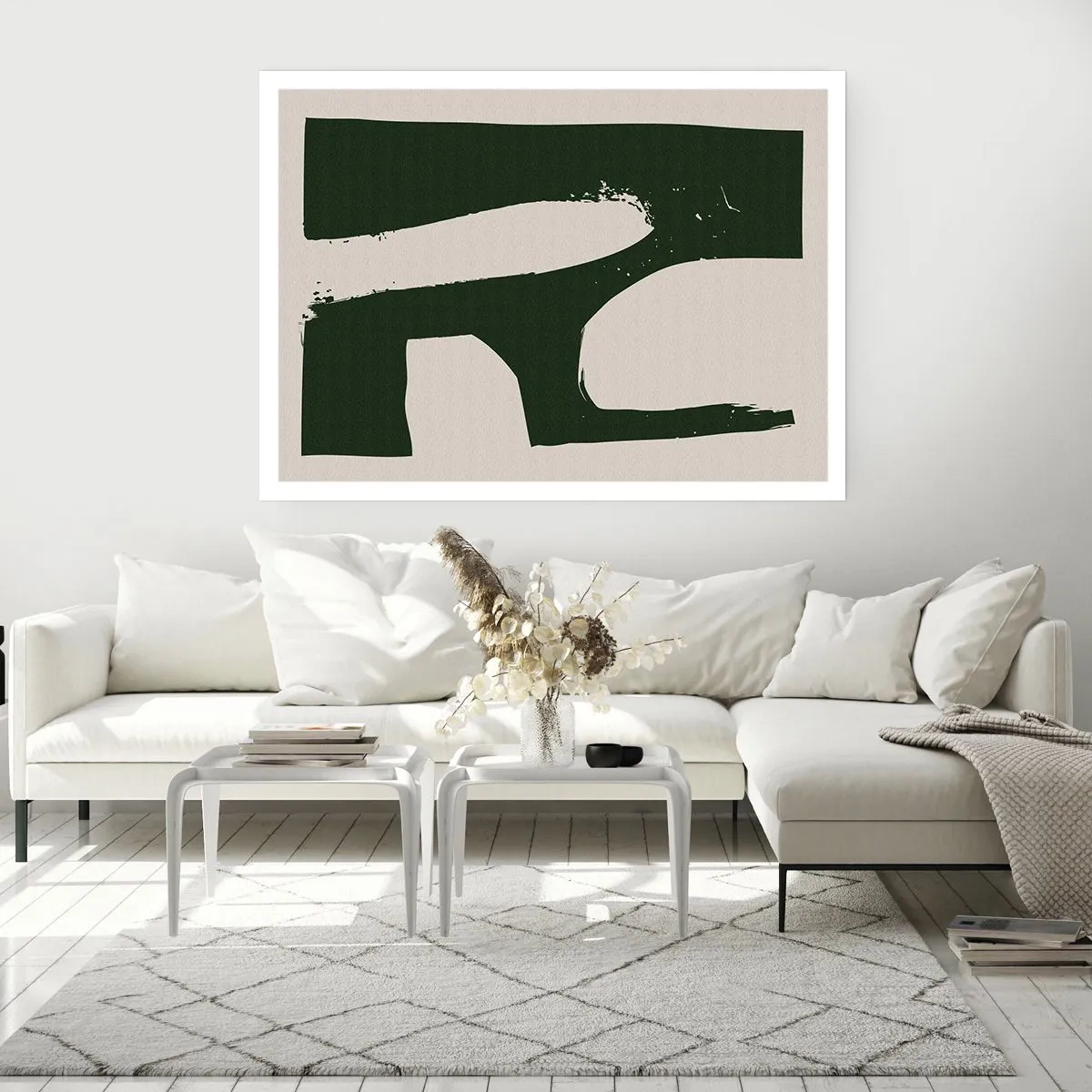 Plagát - Zálivy v bielom - 40x30 cm