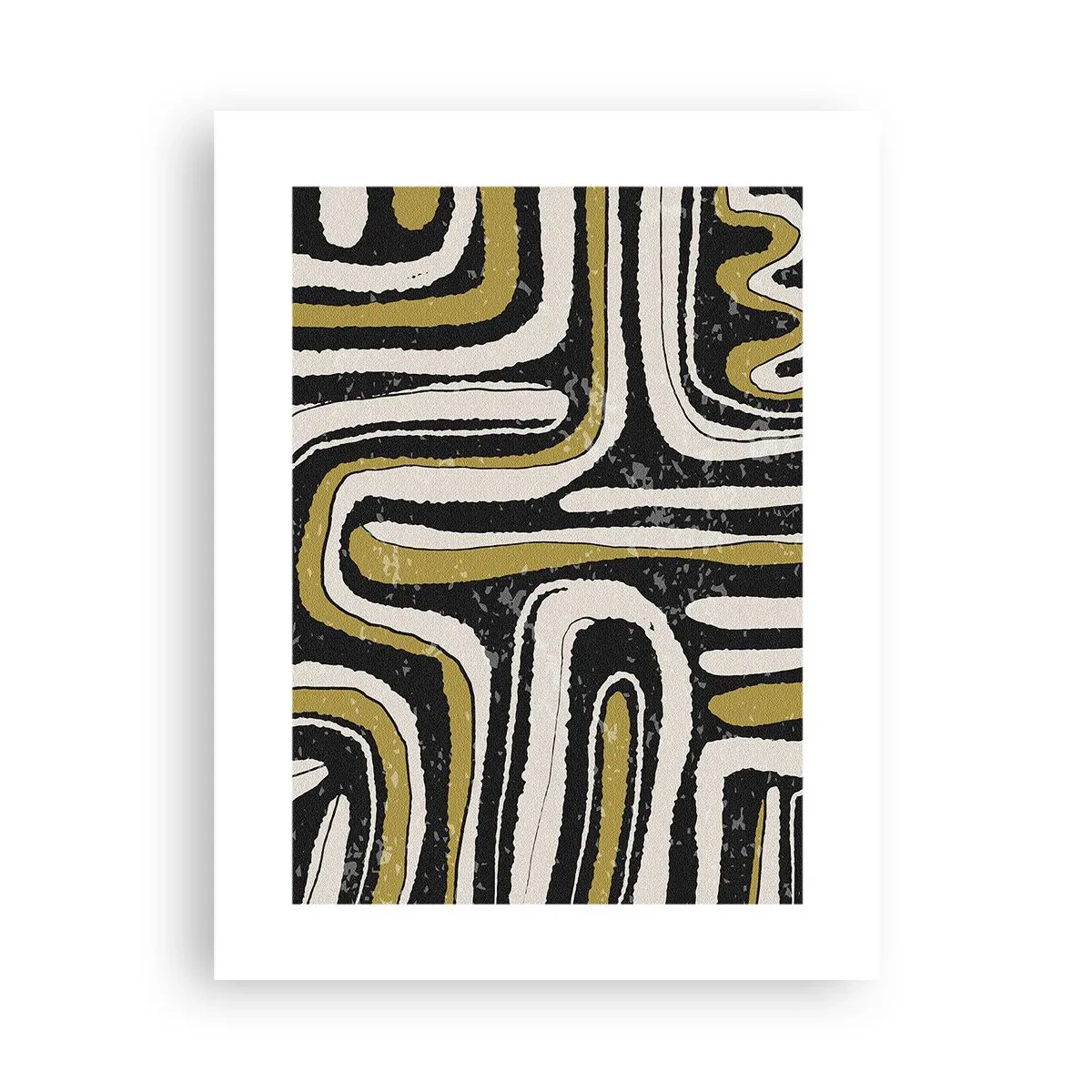 Plagát - Kompozícia: trakty a uličky - 30x40 cm