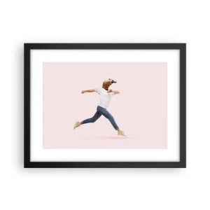 Plagát v čiernom ráme - Štipka absurdity - 40x30 cm