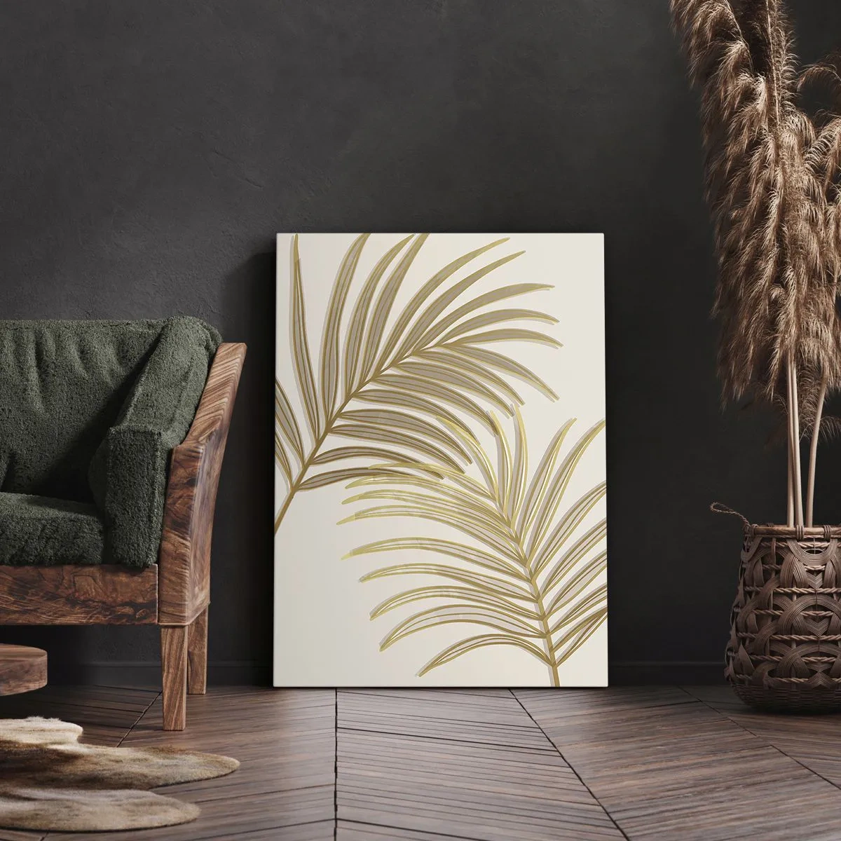 Obraz na plátne - Zlatá palma! - 50x70 cm
