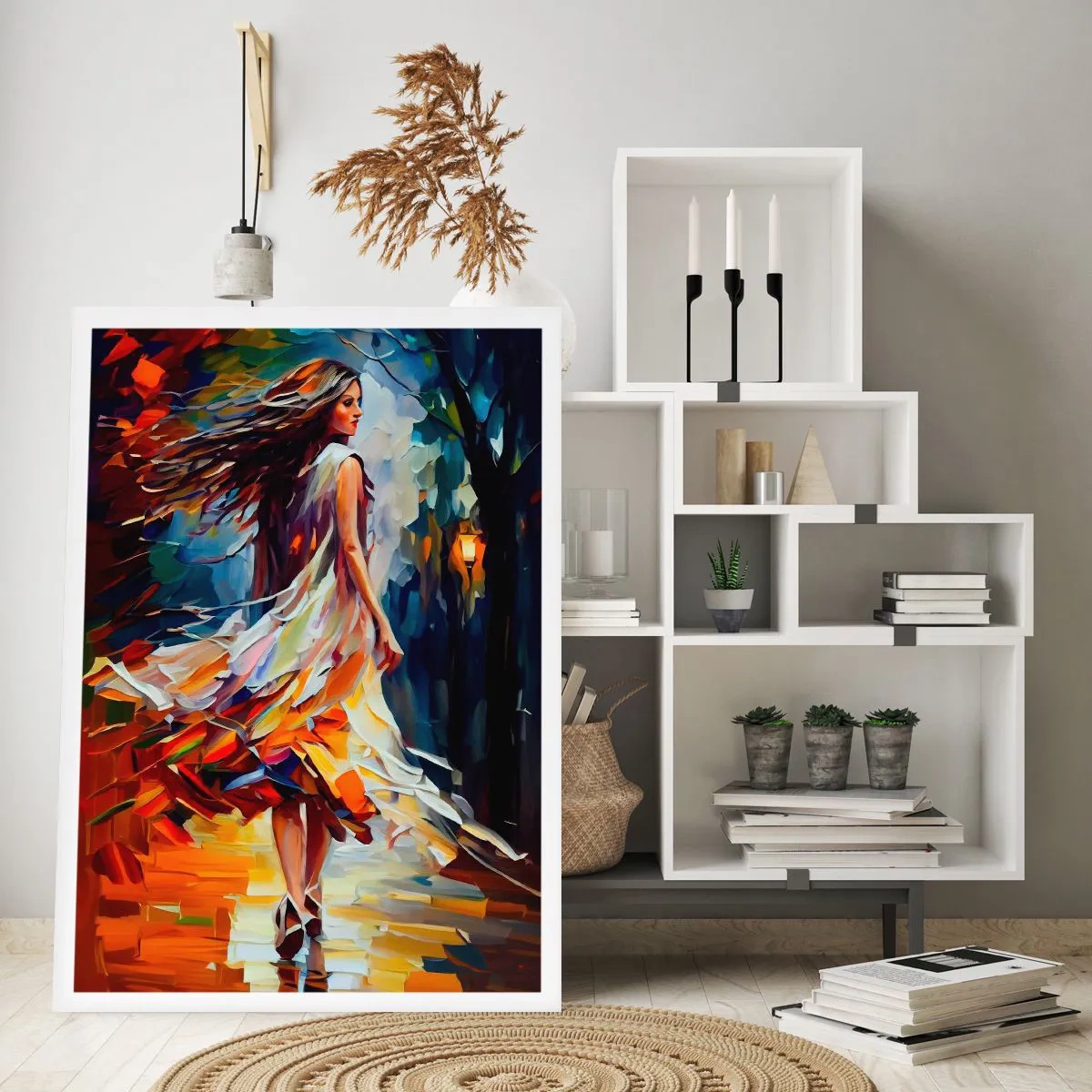 Plagát - Jesenné dievča - 40x50 cm