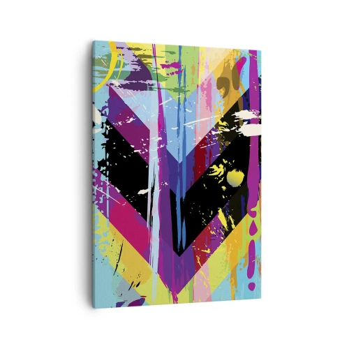 Obraz na plátne - Zhora nadol - 50x70 cm