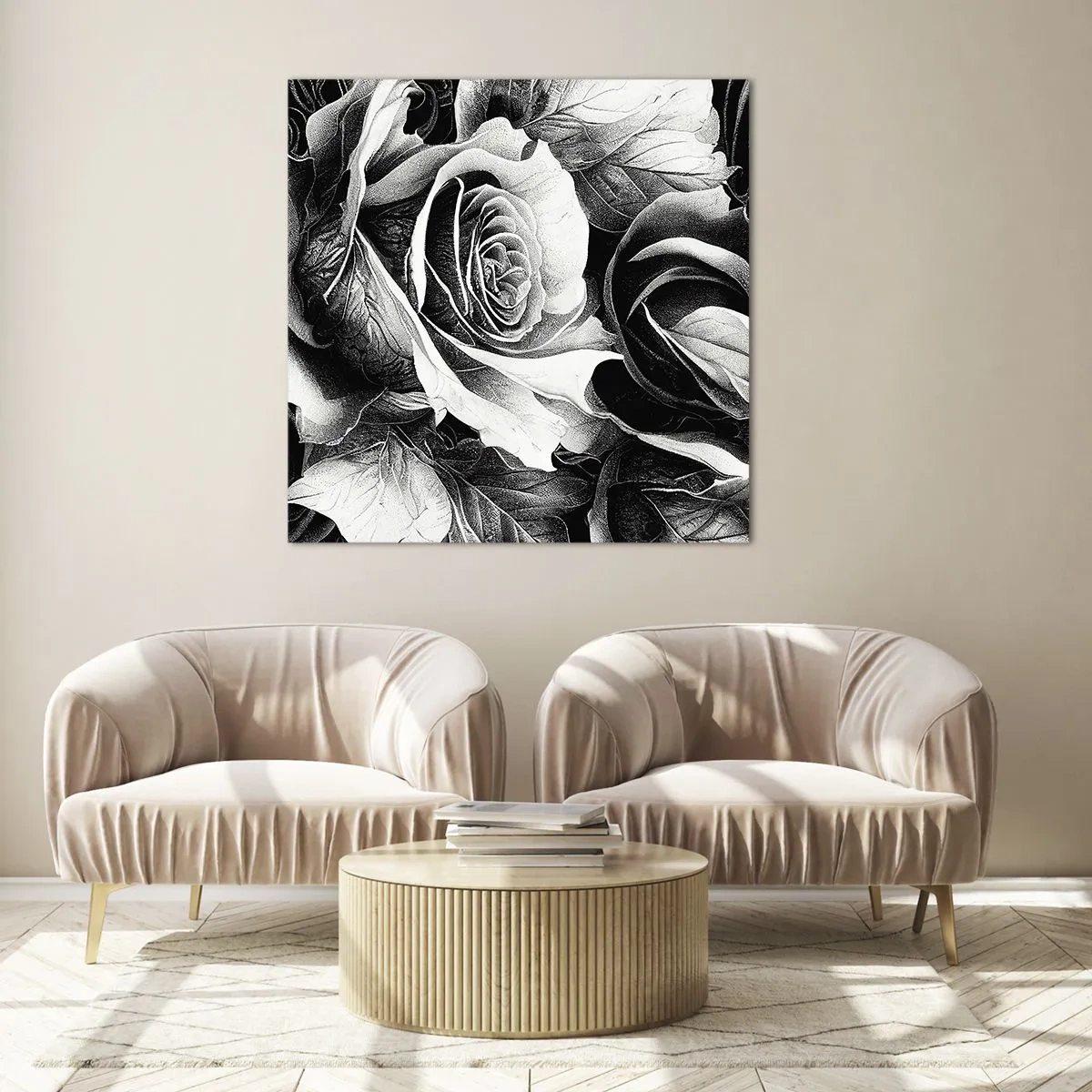 Obraz na skle - Navždy kráľovná - 30x30 cm