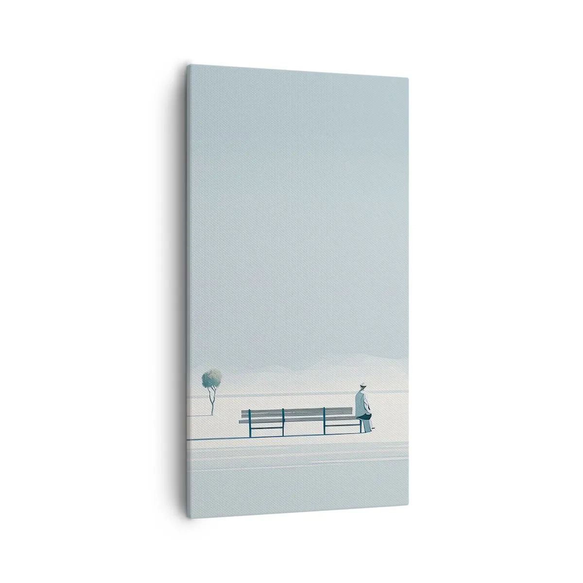 Obraz na plátne - Áno, čakám. - 55x100 cm