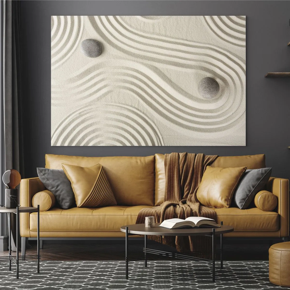 Obraz na skle - Dotyk tepla - 120x80 cm