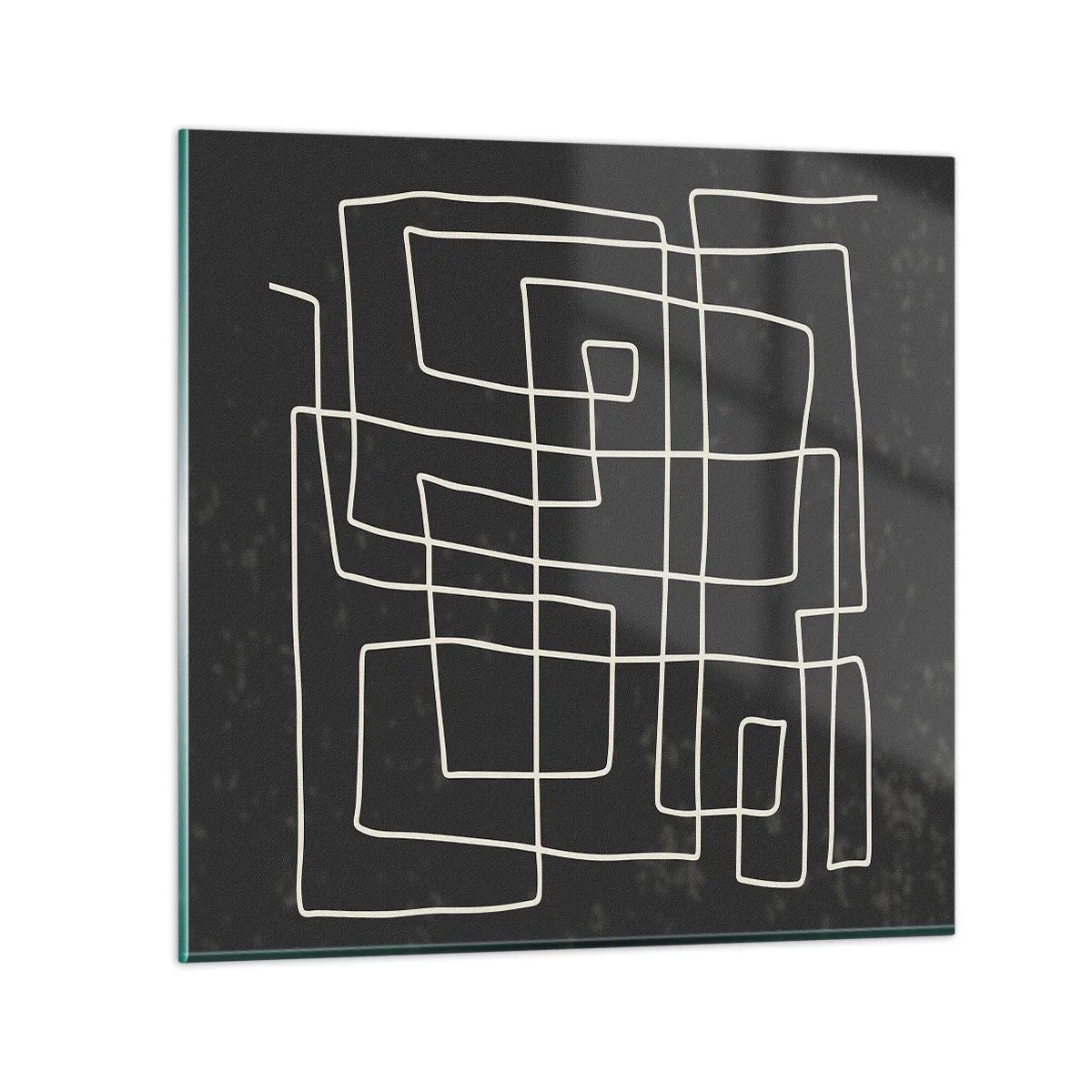 Obraz na skle - Nie je to tak jednoduché - 60x60 cm