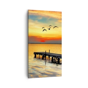 Obraz na plátne - Večerné návraty - 55x100 cm