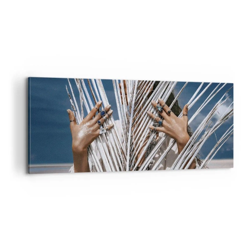 Obraz na plátne - Šamanové dievča? - 100x40 cm