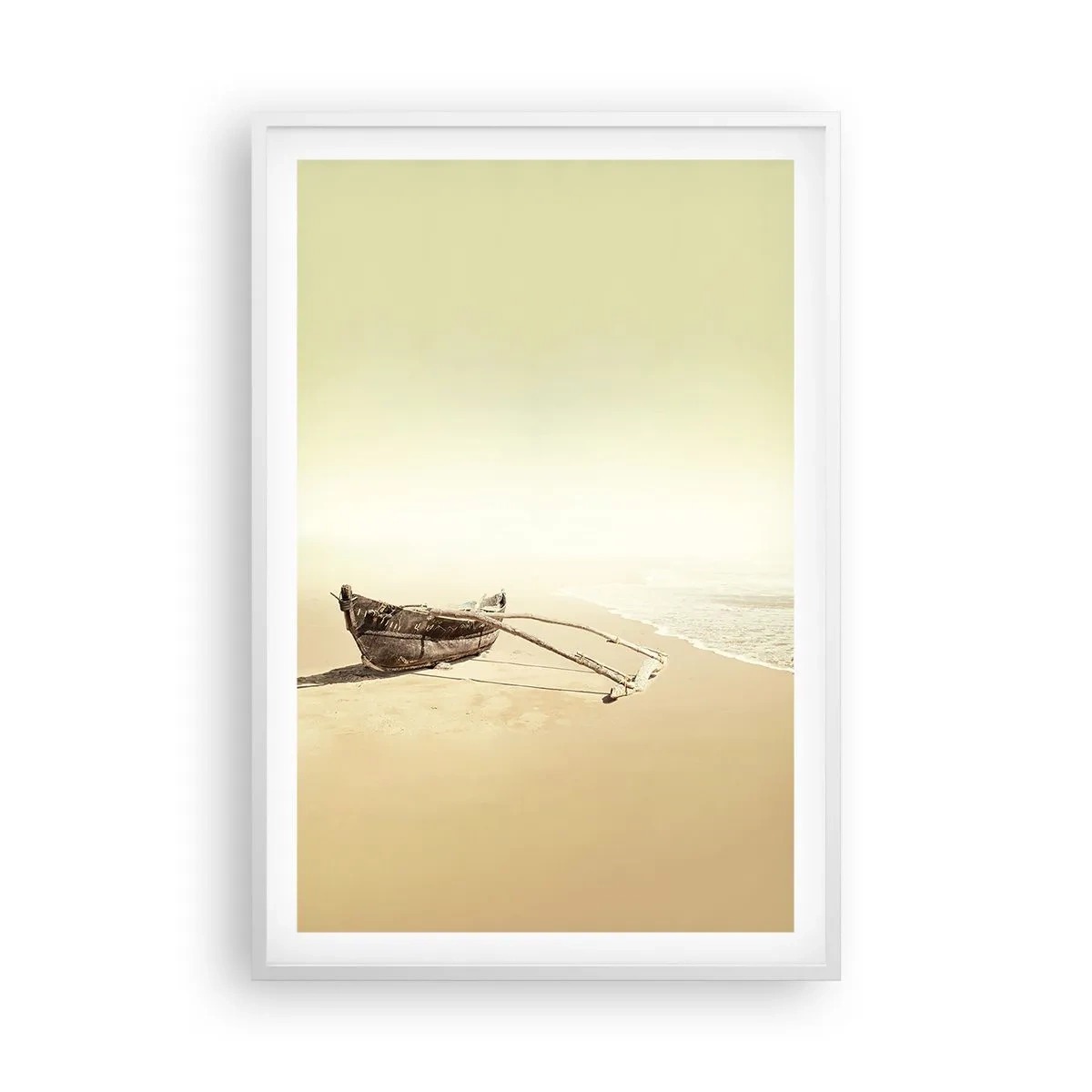 Plagát v bielom ráme - Spomienka na južné more - 61x91 cm