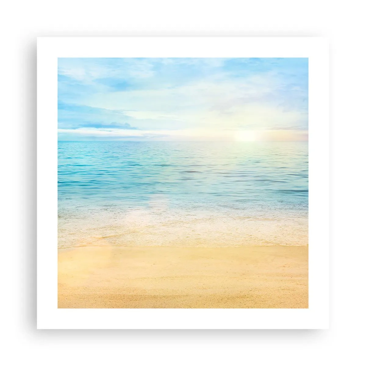 Plagát - Veľká modrá - 50x50 cm