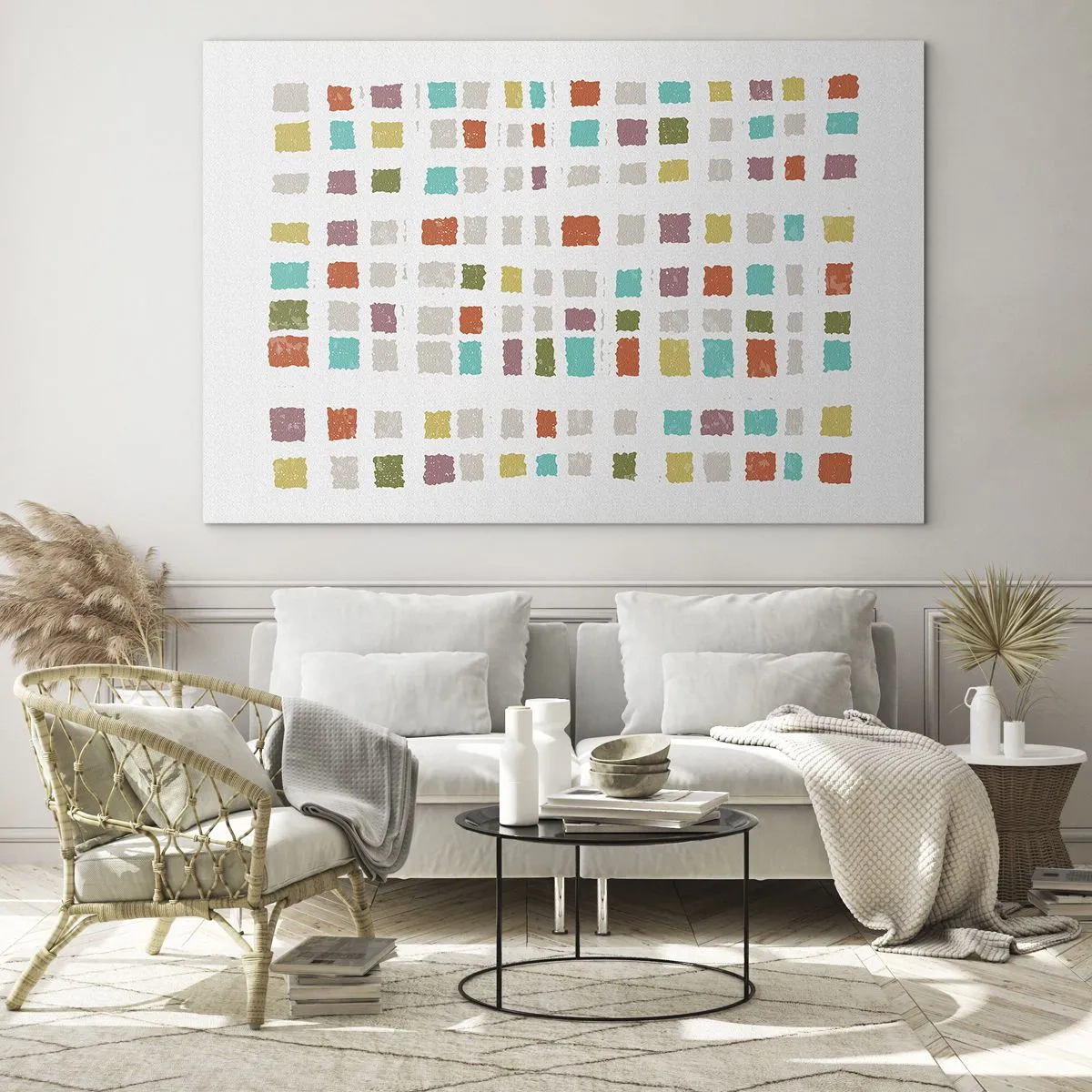 Obraz na skle - Neznáma hra - 100x70 cm