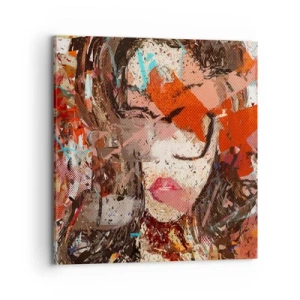 Obraz na plátne - Aká si skutočne nikto nevie - 70x70 cm