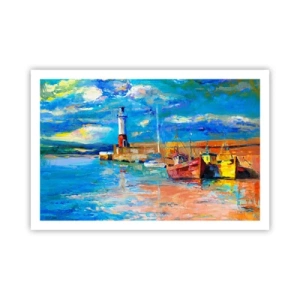 Plagát - Popoludní v dúhovom zálive - 91x61 cm