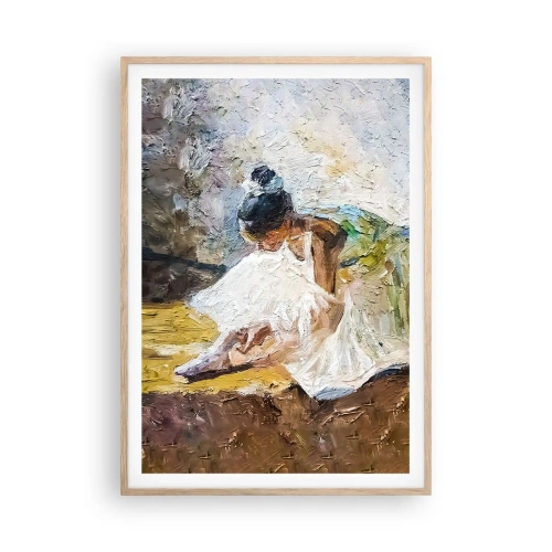 Plagát v ráme zo svetlého duba - Z Degasovho obrazu - 70x100 cm