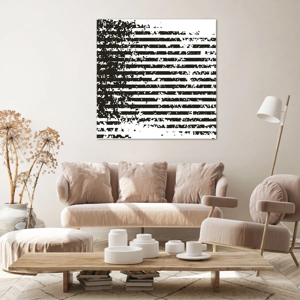 Obraz na plátne - Rytmus a šum - 30x30 cm