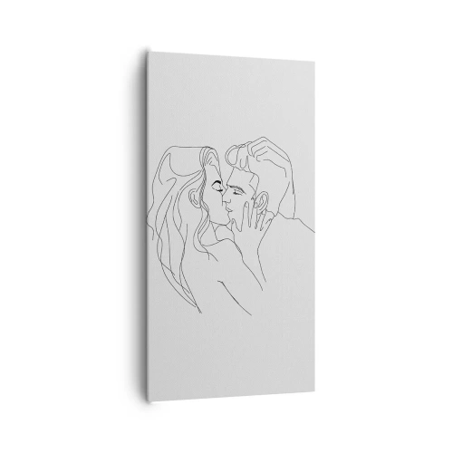 Obraz na plátne - Jedným ťahom - 65x120 cm