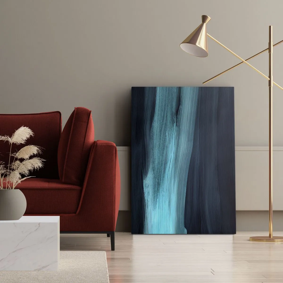 Obraz na plátne - Plávaj s prúdom - 70x100 cm