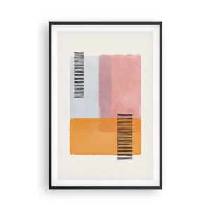 Plagát v čiernom ráme - Z rohu do rohu - 61x91 cm