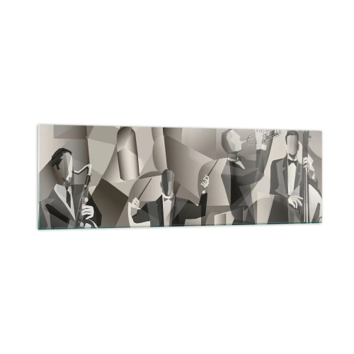 Obraz na skle - V priestore zvukov - 160x50 cm