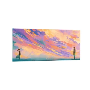 Obraz na skle - Sila príťažlivosti - 120x50 cm