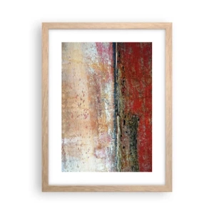 Plagát v ráme zo svetlého duba - Možno je to more - 30x40 cm