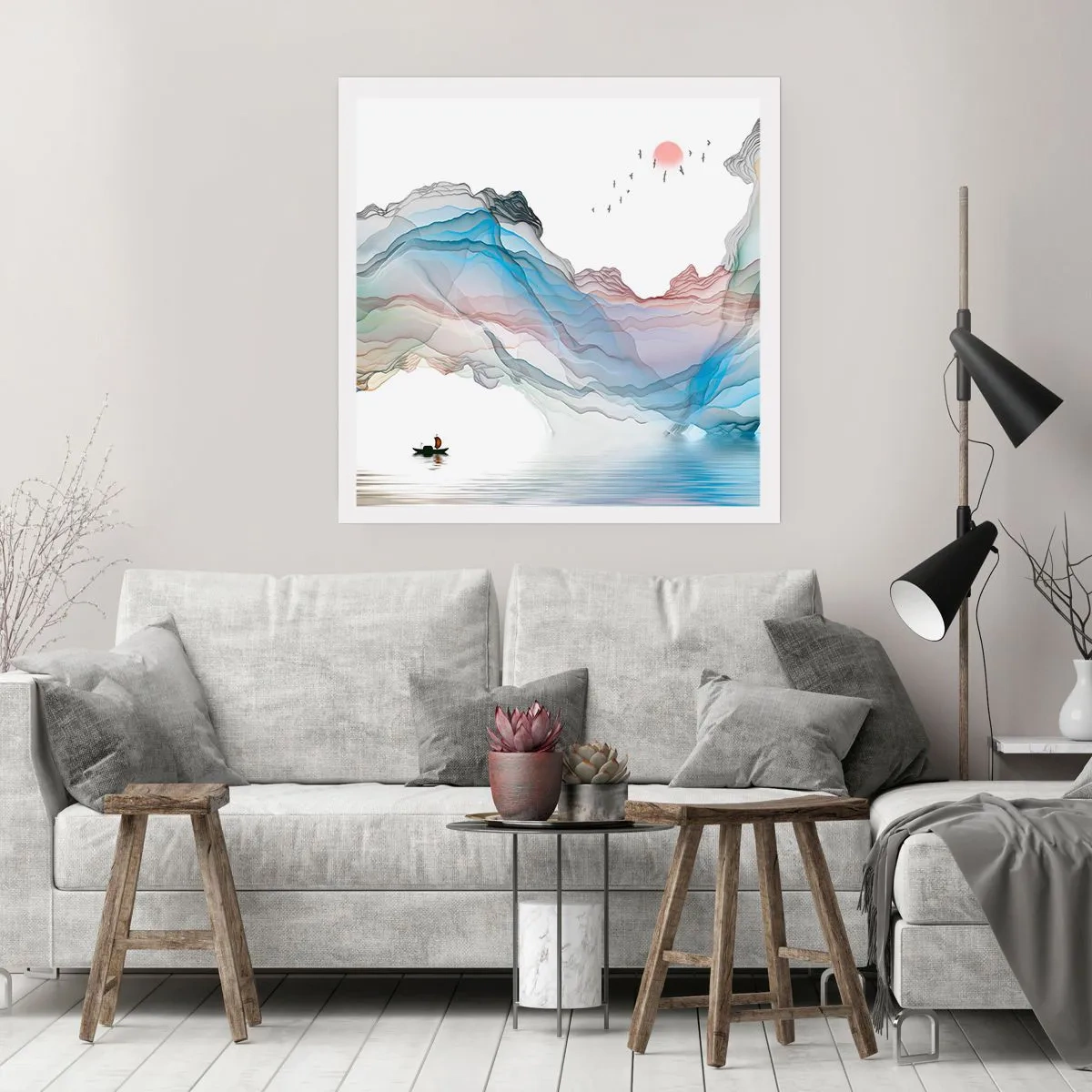 Plagát - Ku krištáľovým horám - 40x40 cm