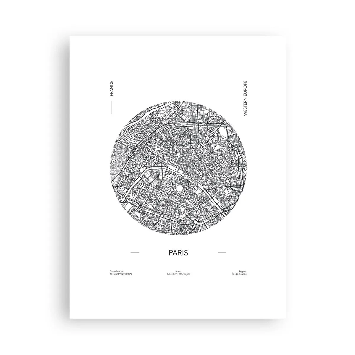 Plagát - Anatómia Paríža - 30x40 cm