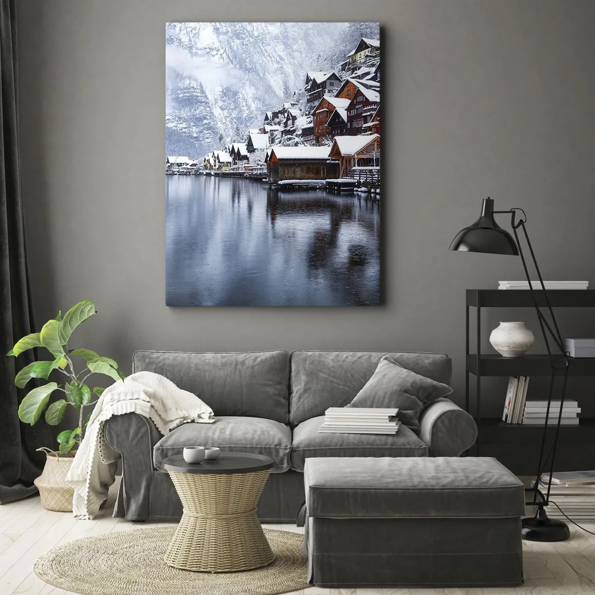 Obraz na plátne - V zimnej dekorácii - 50x70 cm
