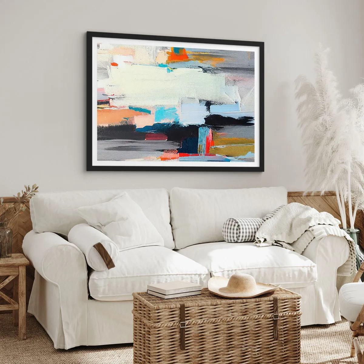 Plagát v čiernom ráme - Nejaký spôsob? - 100x70 cm