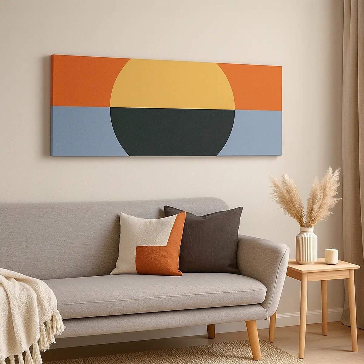 Obraz na plátne - Kompozícia tepla a chladu - 30x30 cm