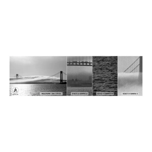 Vzorka fototapety Premium Sand - Preplávať Zlatou bránou - Krajina, Most, San Francisco - 100x30 cm