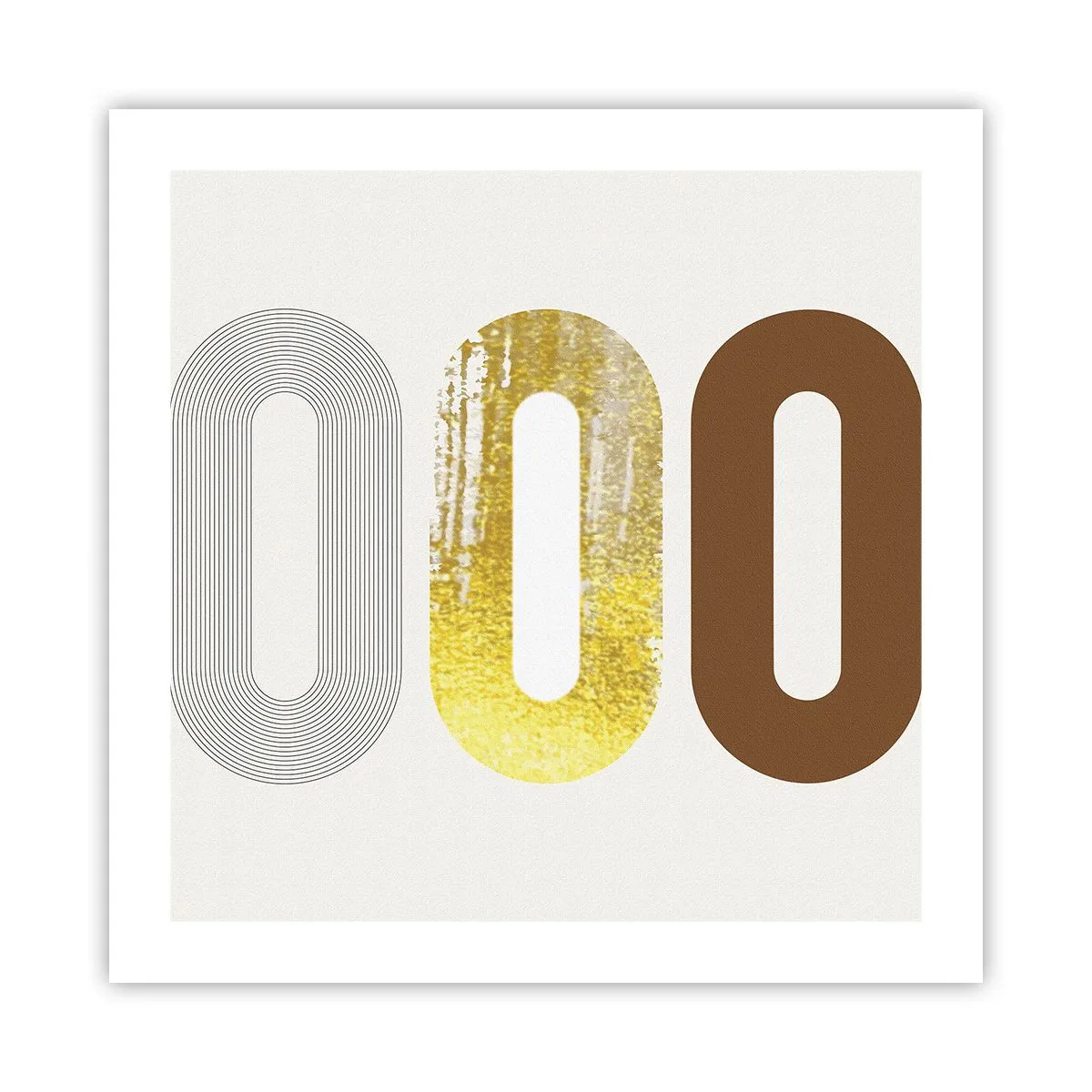 Plagát - Ooo! - 50x50 cm