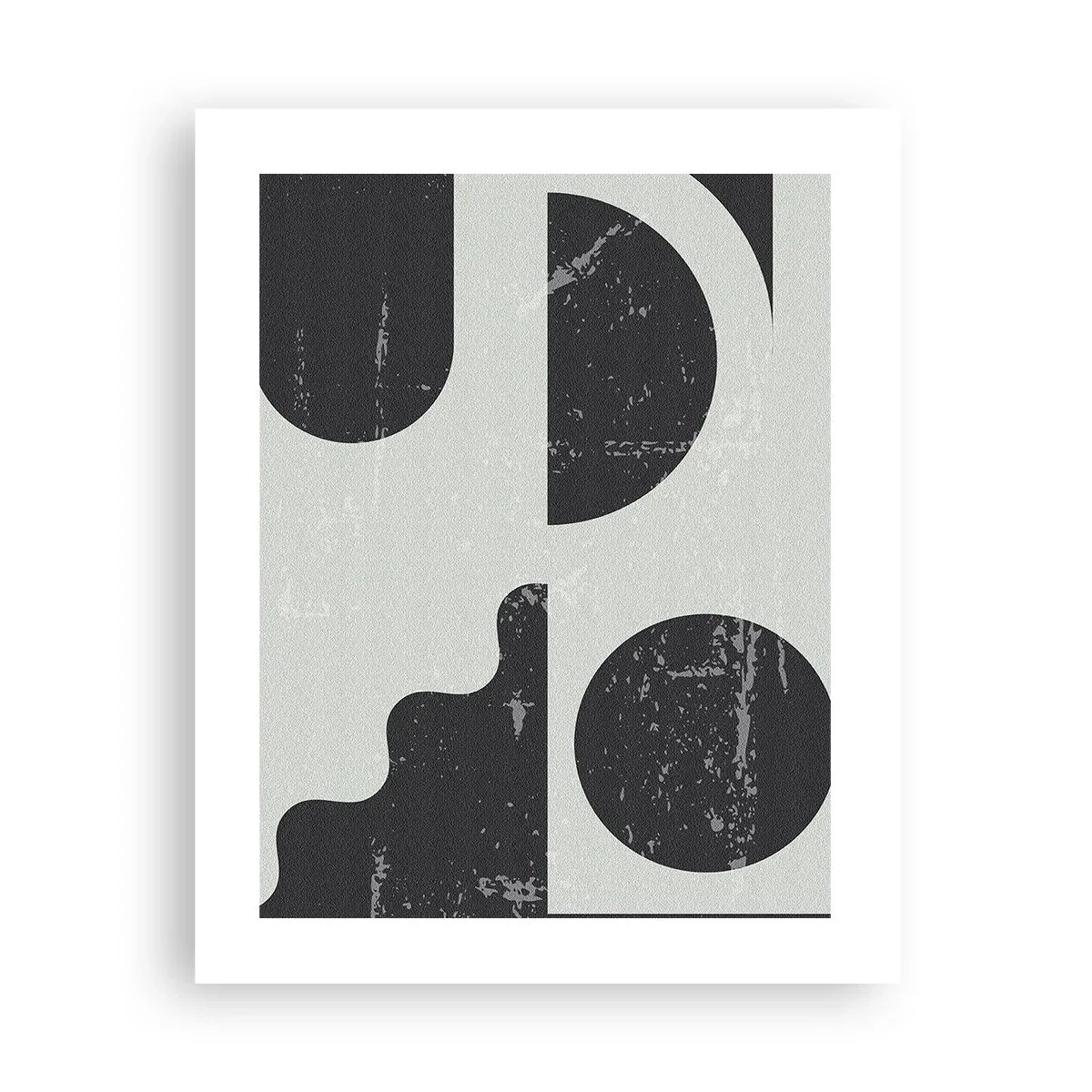 Plagát - Kompozícia nad a pod - 40x50 cm