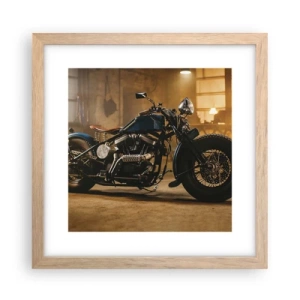 Plagát v ráme zo svetlého duba - Môžem všetko - 30x30 cm