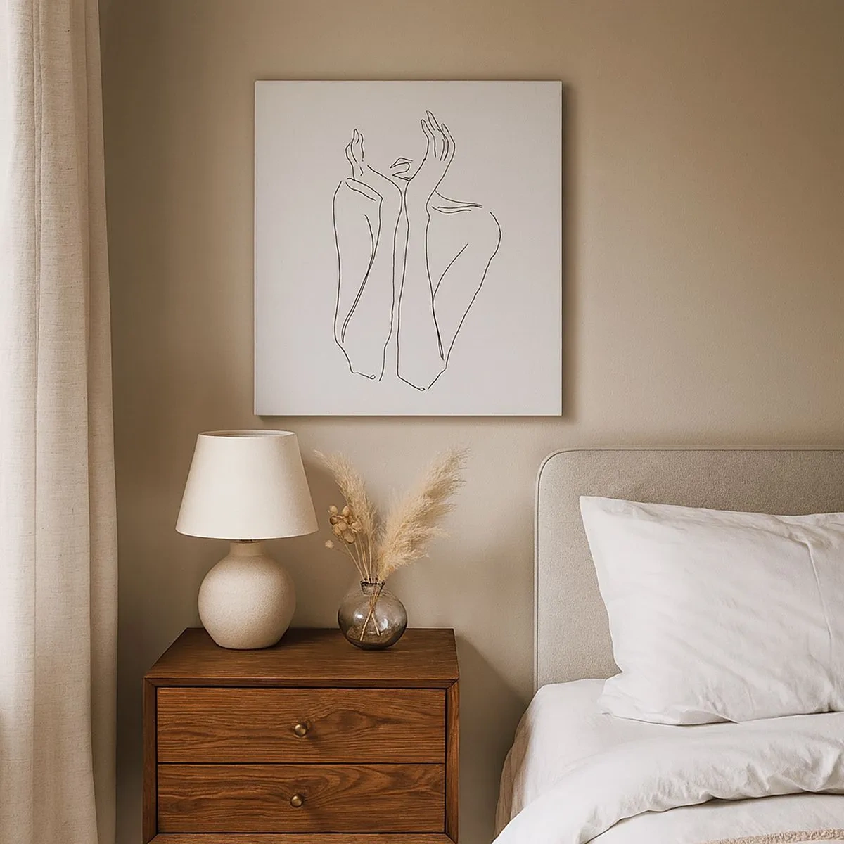 Obraz na plátne - O čom snívajú dievčatá - 30x30 cm