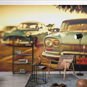 Fototapeta na mieru Premium Sand - Počkáme, uvidíme - Auto, Kuba, Automobilový priemysel
