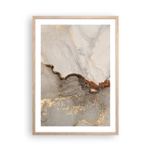 Plagát v ráme zo svetlého duba - Na hranici farieb - 50x70 cm