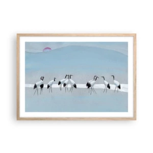 Plagát v ráme zo svetlého duba - Po horúcom dni - 70x50 cm