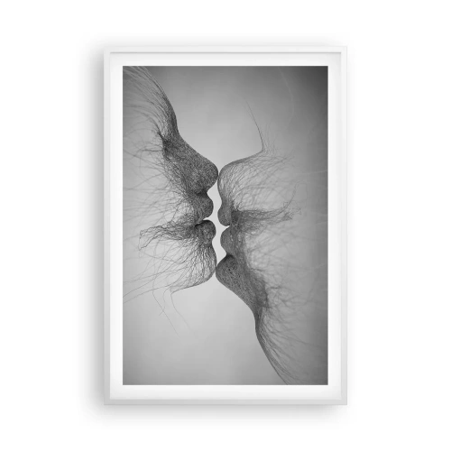 Plagát v bielom ráme - Bozk vetra - 61x91 cm