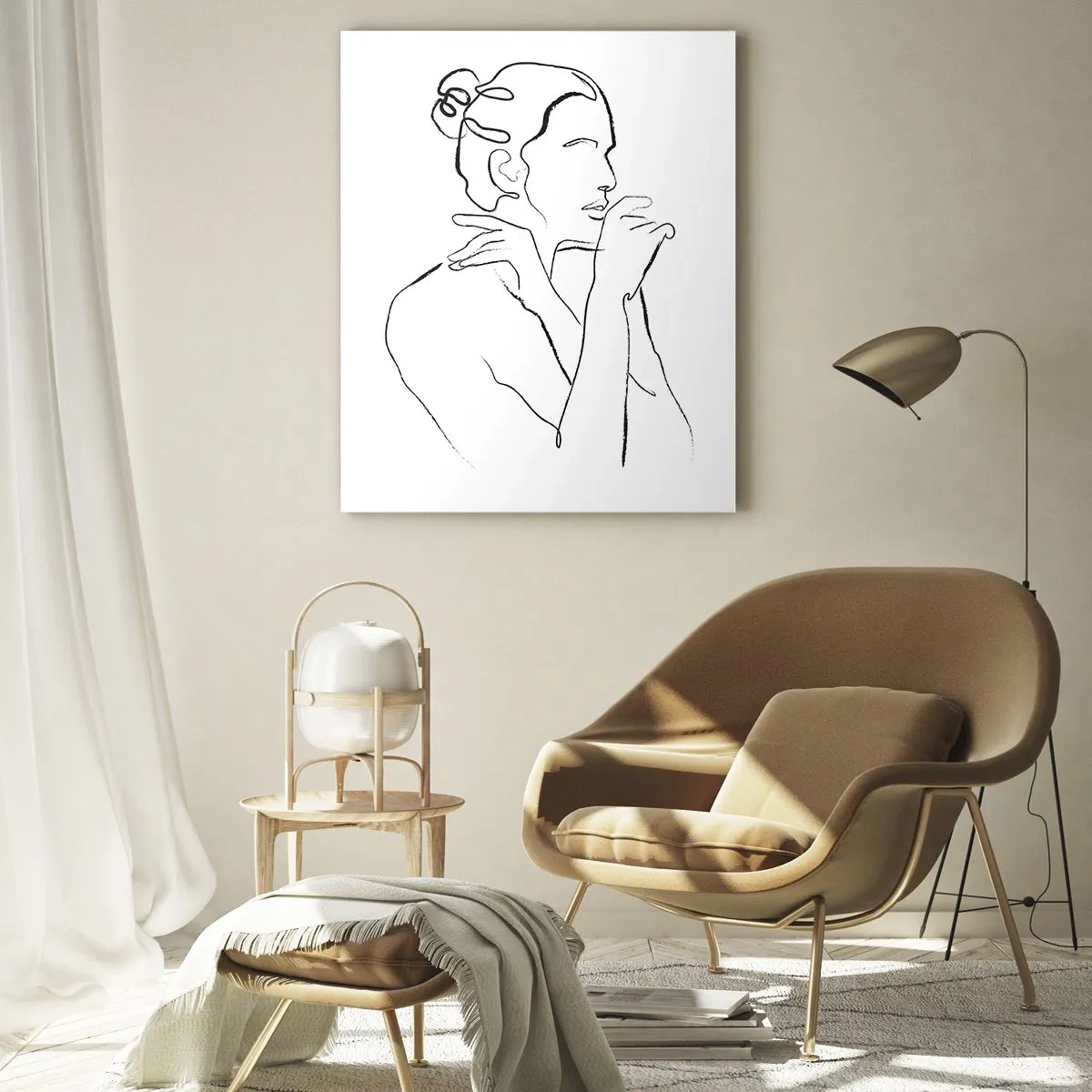 Obraz na skle - Akt: zmyselné tajomstvo - 80x120 cm