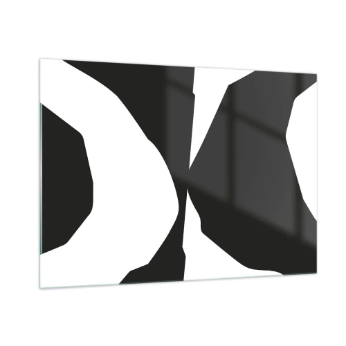 Obraz na skle - Positive-negative - 100x70 cm