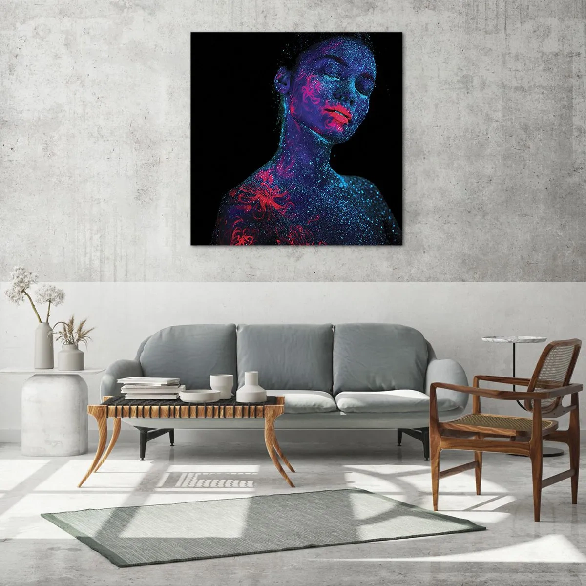 Obraz na skle - V hviezdnom prachu - 70x70 cm