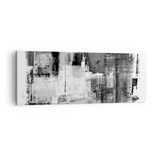 Obraz na plátne - Sivé je krásne - 140x50 cm