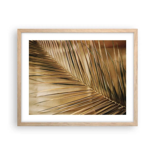 Plagát v ráme zo svetlého duba - Prírodná kolonáda - 50x40 cm