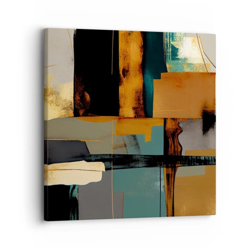 Obraz na plátne - Abstrakcia – svetlo a tieň - 30x30 cm