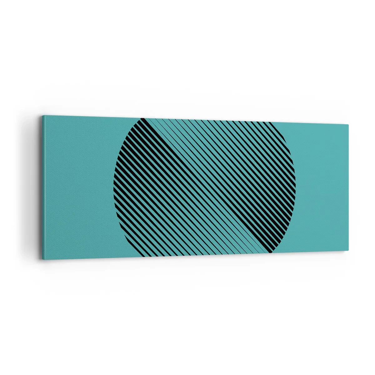 Obraz na plátne - Kruh – geometrická variácia - 100x40 cm