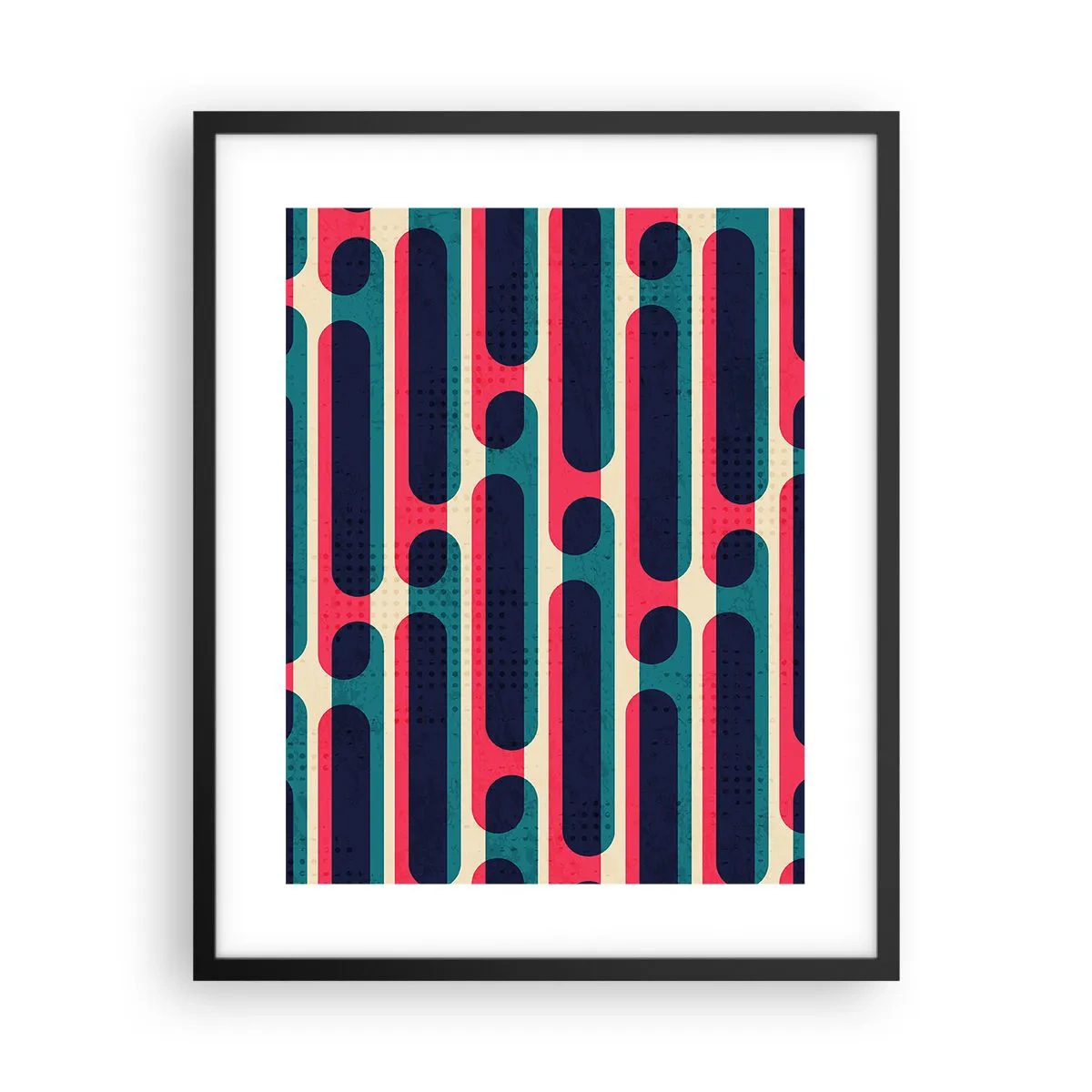 Plagát v čiernom ráme - Dovnútra a dopredu - 40x50 cm