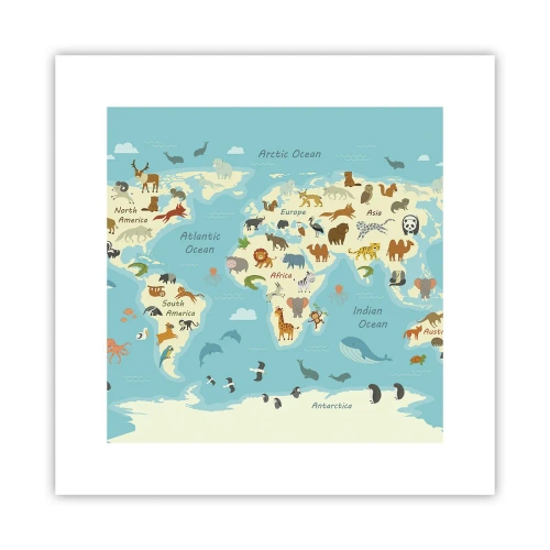 Plagát - Dobrí susedia - 30x30 cm