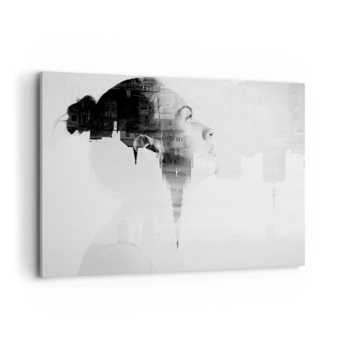 Obraz na plátne - Z oboch strán okna - 100x70 cm