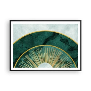 Plagát v čiernom ráme - Iná slnečná sústava - 100x70 cm